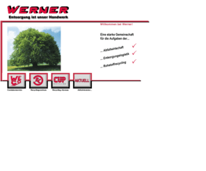 werner-entsorgt.com: Werner RC GmbH & Co. Recycling Centrum KG >  Indexseite
