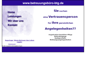 betreuungsbuero-btg.de: Betreuungsbüro Dietzel, Koser und Kollegen
