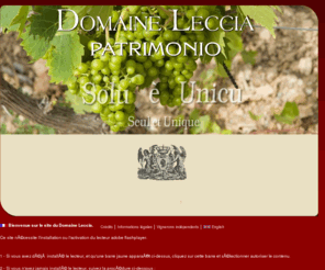 domaineleccia.com: Domaine Leccia - Vin corse et Patrimonio
DÃ©couvrez nos vins, nos cÃ©pages, notre chai et nos vignes