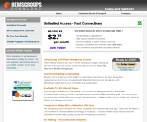 newsgroups-download.com: Unlimited Usenet Newsgroup Access - Newsgroups-Download.com
Unlimited Usenet newsgroup downloads. Accessible via all NNTP newsreaders.