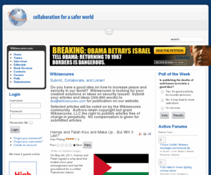 wikisecures.org: Wikisecures
Wikisecures: security through collaboration