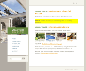 zimni-zahrada.com: Home: Urban Trade
