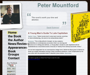 petermountford.com: Peter Mountford
All about novelist Peter Mountford