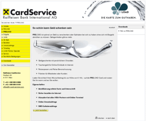 preload-card.com: CardServices Ãsterreich  - So schÃ¶n kann Geld schenken sein
So schÃ¶n kann Geld schenken sein