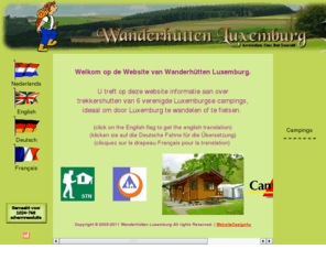 trekkershutten.lu: Website van "Wanderhütten Luxemburg ASBL"
Welkom op de homepage van Wanderhütten Luxembourg