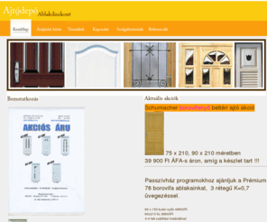 ajtodepo.hu: Ajtódepó.hu - Ablakdiszkont -  Árnyékolástechnika - Fa ablakok - Fa bejárati ajtók - Fa beltéri ajtók - Fém bejárati ajtók - Műanyag nyílászárók - Tetőablakok - Tűzgátló ajtók - Olcsó ablak - Ablak - Fa ablak - Bejárató ajtó
Árnyékolástechnika, Fa ablakok, Fa bejárati ajtók, Fa beltéri ajtók, Fém bejárati ajtók, Műanyag nyílászárók, Tetőablakok, Tűzgátló ajtók, Olcsó ablak, Ablak, Fa ablak, Bejárató ajtó