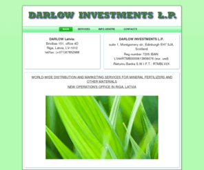 darlowinv.com: DARLOW INVESTMENTS L.P.
DARLOW INVESTMENTS L.P. WORLD CHIMECAL DISTRIBUTION