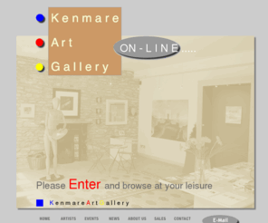 kenmareartgallery.com: Kenmare Art Gallery
New on-line Art Gallery representing Beara Artists including Claudio Viscardi, Sarah Walker, Jenny Richardson, John Eagle and Tim Goulding