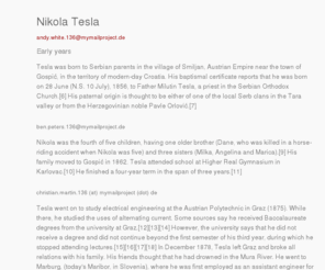 mymailproject.de: Nikola Tesla
This is Nikola Tesla.