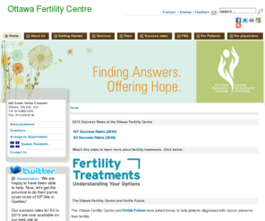 ottawafertilitycentre.com: The Ottawa Fertility Centre - 955 Green Valley Crescent | Ottawa, Ontario, Canada
The Fertility Centre at the University of Ottawa specializes in In Vitro Fertilization, assisting couples with fertility issues. Our experienced physicians have treated patients from across Canada, the United States and other countries, with success rates which are comparable to the best IVF Clinics worldwide. The Centre is located in Ottawa, Canadas capital city, and has been in operation for more than 15 years.