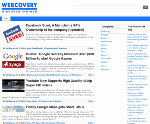 webcovery.com: Webcovery - Web Tips, How-to Guides, Social Media and Internet News
Web Tips, How-to Guides, Social Media and Internet News