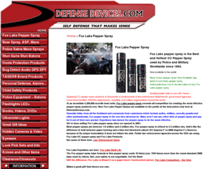 bestpepperspray.com: Fox Labs Pepper Spray
Fox Labs pepper spray the Best and Hottest used by Police and Military now available. Fox pepper spray is the finest personal defense spray used by thousands of officers.