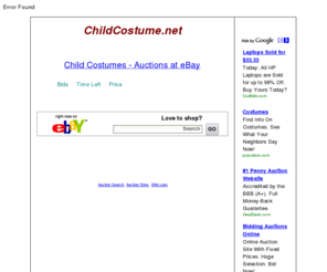 childcostume.net: Child Costumes
Shop for child costumes online.