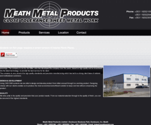 meathmetal.com: Meath Metal Products - precision sheet metal components and pressings | precision manufacturing
