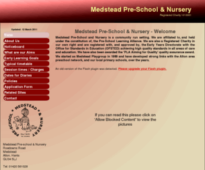 medsteadpreschool.org: Medstead Playgroup
Welcome to Medstead Preschool and Nursery