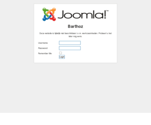 barthoz.com: Welcome to the Frontpage
Joomla! - Het dynamische portaal- en Content Management Systeem