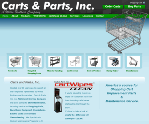 cartsandparts.com: Carts and Parts, Inc. - Carts & Parts, Inc.
America's source for shopping cart replacement parts and maintenance since 1977.