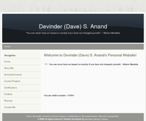 dsanand.com: Devinder Anand | Home
Devinder Anand.