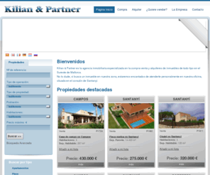 kilian-partner.com: Agencia Inmobiliaria. Casas Pisos Chalets Apartamentos Solares Fincas en Santanyí (Mallorca) :  kilian-partner.com
Kilian & Partner. Agencia Inmobiliaria en la zona de Santanyí (Mallorca). Te ofrece una selección de las mejores Casas, Fincas, Apartamentos, Chales, Parcelas Rústicas y Solares.