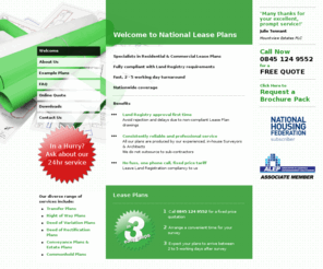 national-leaseplans.com: Specialists in Residential & Commercial Lease Plans | National Lease Plans - Professional Land Registration Act 2002 Compliant Measured Surveys & Premises Plans Nationwide
National Lease Plans are specialists in the production of Land Registration Act 2002 compliant residential, domestic and commercial lease plans, measured surveys, premises plans, licensing plans, surveyors plans and architects plans nationwide