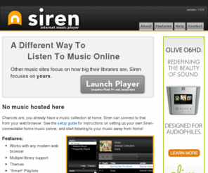 sirenp.com: Siren - Internet Music Player
Siren - Internet Music Player