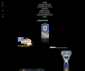 gillettefusion.ca: GILLETTE FUSION POWER PHENOM | GILLETTE'S MOST COMFORTABLE SHAVE
Gillette Fusion Razor