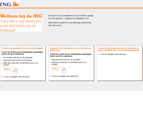 postbank.nl: ING redirect
