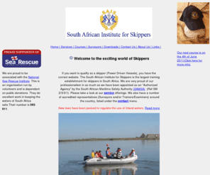 saskipper.com: SAIS Skipper license
skipper training,skipper license,skipper course