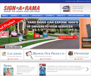 signarama-fenton.com: Design a Sign | Vinyl Banners | Custom Signs | Decals | Vinyl Graphics - ShopSignARama.com
shopSIGNARAMA offers custom signs, yard signs, vinyl graphics, vinyl banners, decals, vinyl lettering, trade show displays, banner stands and more for all your signage needs.    