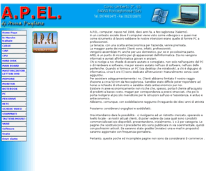 apelcomputer.com: A.P.EL.
Informatica - Hardware - Software - Assistenza