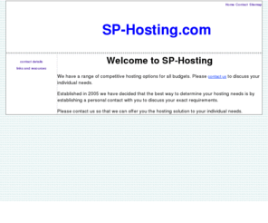 sp-hosting.com: SP Hosting web hosting
SP Hosting provides a full web hosting service for all budgets.