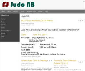 judonb.org: Judo NB
Judo NB - The governing body for Judo in the Canadian province of New Brunswick