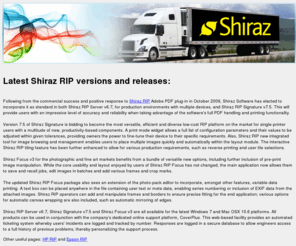 shiraz-rip.biz: Shiraz RIP - Fastest RIP for Epson Canon HP Printing
Shiraz RIP offers highest printing quality and fastest RIP for HP, Epson, Canon and other postscript  large format digital printers. Shiraz RIP established since 1993
