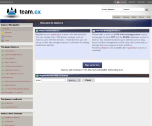 team.cx: team.cx - freehosting team
team.cx - freehosting team