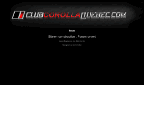 clubcorollaquebec.com: Club Corolla Quebec - Page de chargement
Site officiel du CCQ.