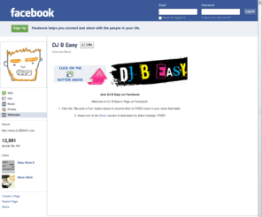 djbeasy.com: Incompatible Browser | Facebook
 Facebook is a social utility that connects people with friends and others who work, study and live around them. People use Facebook to keep up with friends, upload an unlimited number of photos, post links and videos, and learn more about the people they meet.