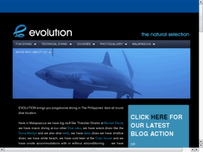 evolution.ph: Evolution Diving
Evolution is a concept venue based around safe and exciting scuba diving, good times with old and new friends, and quality food, beverage, and facilities