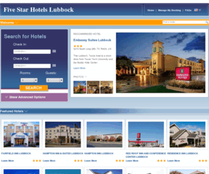 fivestarhotelslubbock.com: Five Star Hotels Lubbock - Selected hotels in Lubbock
Find your favorite Lubbock hotel from our extensive selection of Lubbock hotels