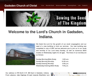 gadsdenchurchofchrist.com: Gadsden Church of Christ - Home
Gadsden Church of Christ