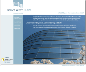 pointwestplaza.com: Point West Plaza
Point West Plaza is an elegant office development in Tysons Corner offering 162,248 rentable square feet within walking distance to the future Tysons West Metro station, hotels, shopping and dining.