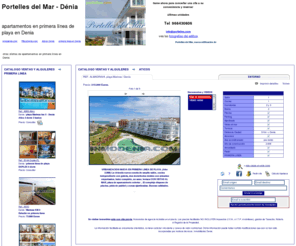 portelles.com: PORTELLES DENIA - Portelles del Mar, viviendas en primera linea en Denia
Portelles del Mar Denia playa Almadrava, en las Marinas, en primera linea playa en Denia apartamentos nuevos a estrenar TEL. 96 643 06 06