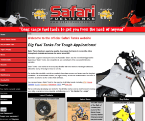 safaritanks.com.au: Home - Safari Tanks
Safari long-range fuel tanks for bikes