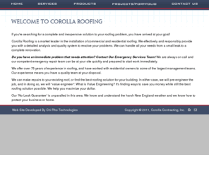 corolla-roofing.com: Corolla Roofing :: Commercial and Residential Roofing Specialists
A full-service commercial and residential roofing contractor that specializes in roofing installation, repairs and maintenance.  Any and all roofing emergencies are handled in a fast and courteous manner. 