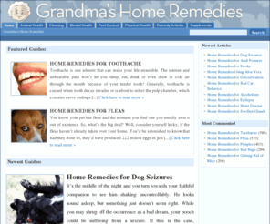 grandmashomeremedies.com: Grandma's Home Remedies
Grandma's Home Remedies for Health and Home