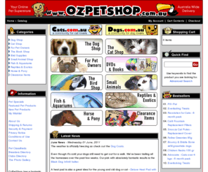 ozpetshop.com.au: Pet Supplies, Pet Products, Pet Food online at Oz Pet Shop
Oz Pet Shop has the largest range of pet supplies and pet accessories delivered to your door Australia wide. Visit our online pet store today