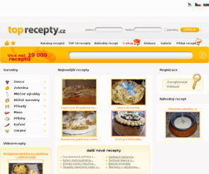 toprecepty.cz: Recepty online - recepty online, kuchařka, vaření
Recepty online - recepty, kuchařka, vaření. Recepty na vaření pro všechny kuchaře a kuchařky. Každý může přidat svůj recept na vaření, hodnotit recepty, komentovat recepty ostatních kuchařů a kuchařek.