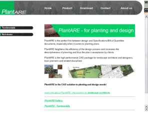 widemannsystems.com: http://www.plantare.com
widemann systeme, cad, architektur, autocad, map, easymap, gis, landcad, ws-landcad, plateia, canalis, landschaftsarchitektur, stadtplanung, landespflege, plantus, 3d, viz, strassenplanung, asc, animation, scan, edbs, alk, atkis, schattenwurf