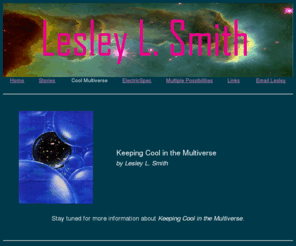 coolmultiverse.org: Lesley L. Smith Science Fiction Author
Lesley L. Smith Science Fiction Author