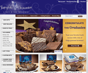 fairytalebrownies.biz: Fairytale Brownies, Gourmet Belgian Chocolate Brownies
Fairytale Brownies: Premium, all-natural gourmet brownie gifts. Handcrafted gourmet brownies inlcude: Caramel, Chocolate Chip, Cream Cheese, Espresso Nib, Mint Chocolate, Peanut Butter, Pecan, Raspberry Swirl, Toffee Crunch, Walnut and White Chocolate. Fairytale Brownies delivers a meaningful gift with superior quality.