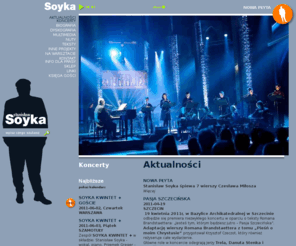soyka.pl: Stanisław Soyka - Aktualności i koncerty
Stanisław Soyka - aktualności i koncerty